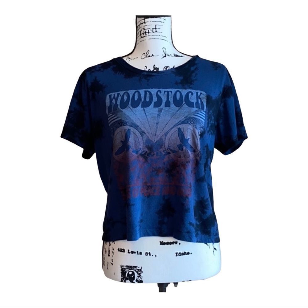 Woodstock Retro Crop T-shirt 